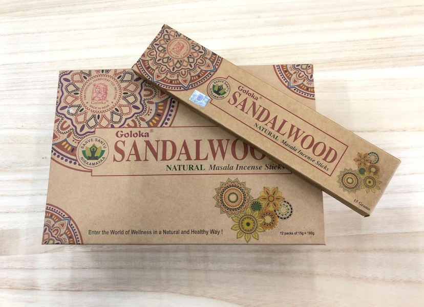 Incienso Goloka Orgánico Sandalwood